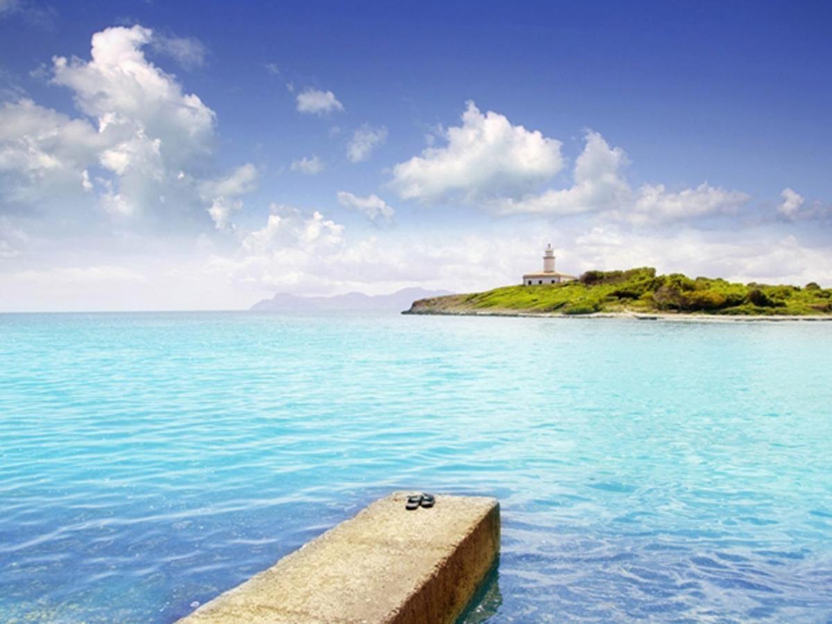 Alcanada Torre Mayor, Solo 50 Metros Del Mar Alcudia  Exteriör bild