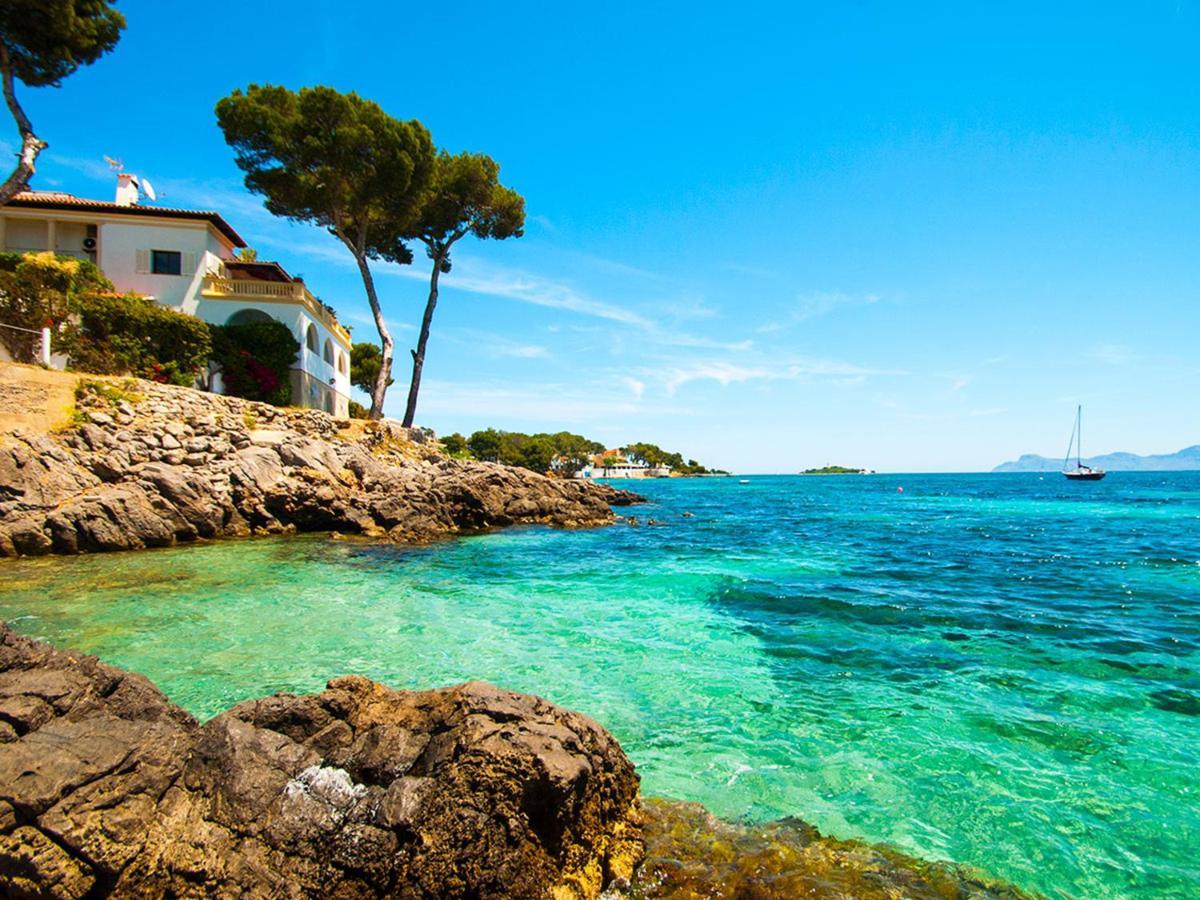 Alcanada Torre Mayor, Solo 50 Metros Del Mar Alcudia  Exteriör bild