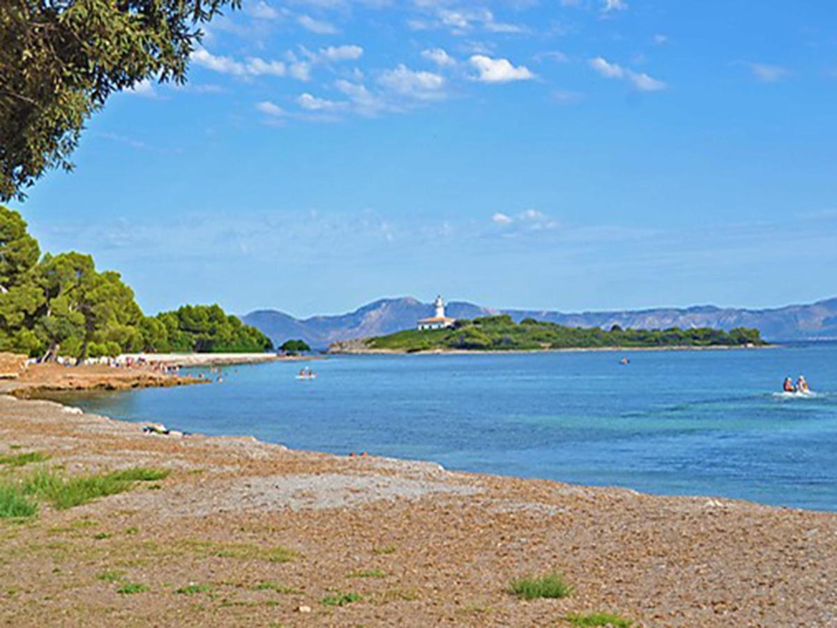 Alcanada Torre Mayor, Solo 50 Metros Del Mar Alcudia  Exteriör bild